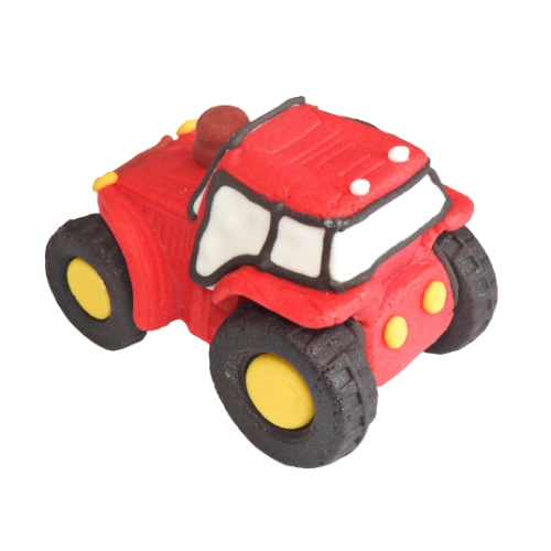 Figurka cukrowa tort traktor dekoracja urodziny ozdoby na tort pojazd